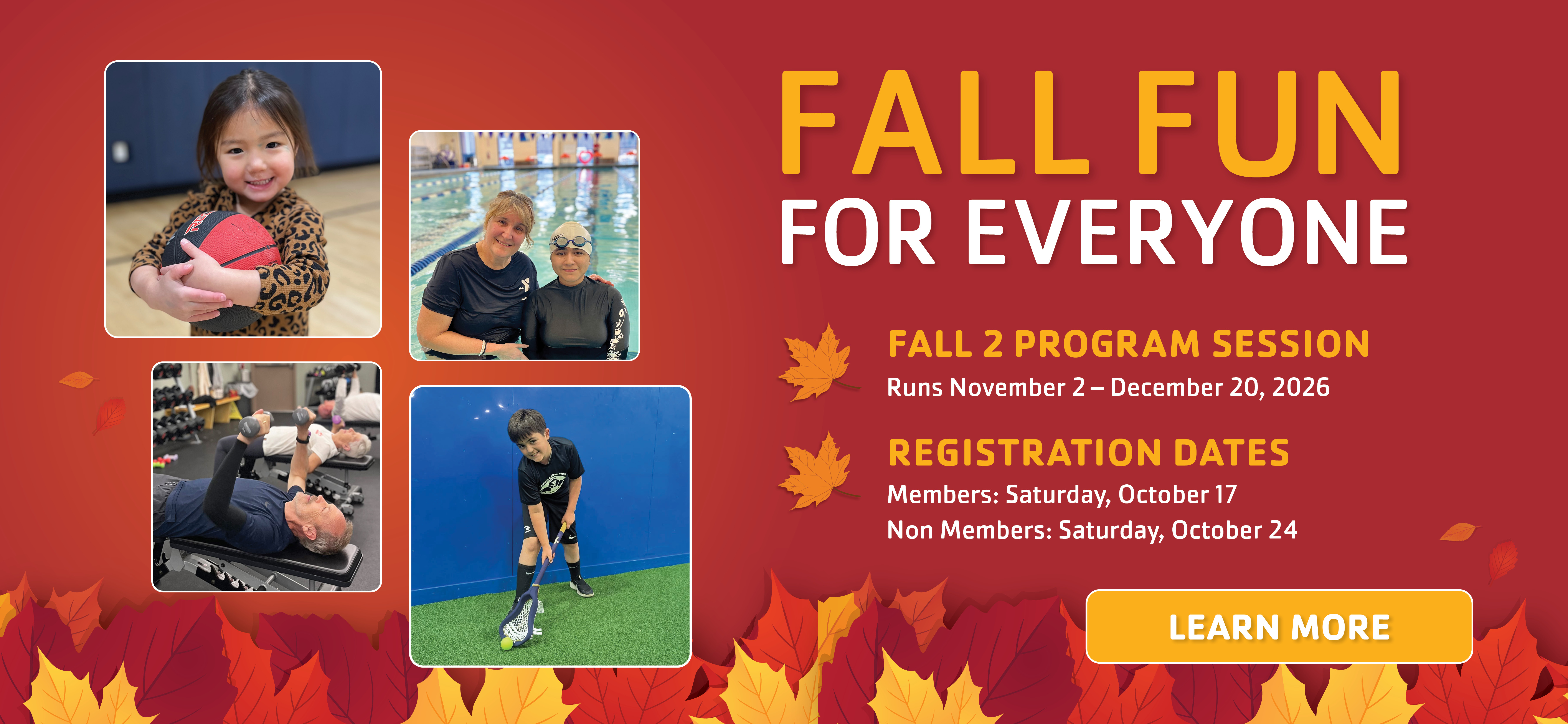 Fall 2 Program Registration